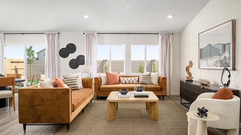 Harvest Hills II Cypress Plan Living Room