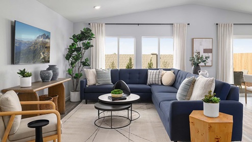 Harvest Hills II Redwood Plan Living Room