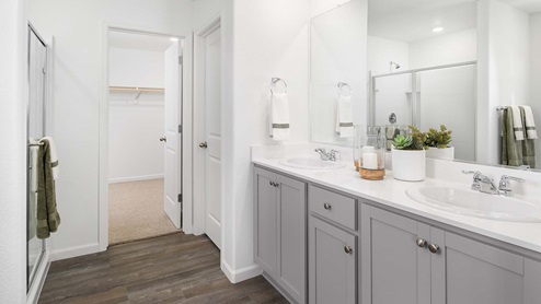 Harvest Hills II Montara Plan Primary Bathroom Closet