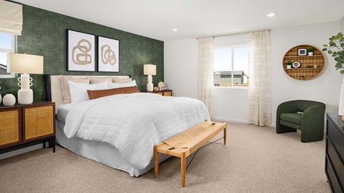 Harvest Hills II Montara Plan Primary Bedroom