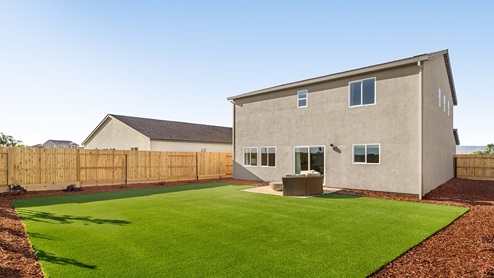 Harvest Hills II Montara Plan Backyard
