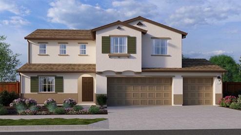 Harvest Hills II Los Banos Cypress Spanish Exterior 3 Car
