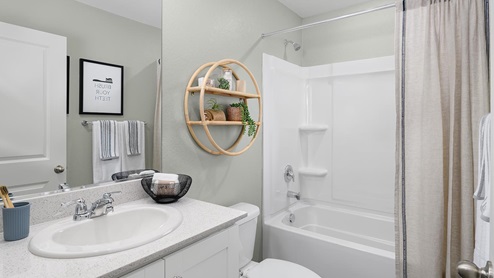 Harvest Hills Muir Plan Secondary Bathroom