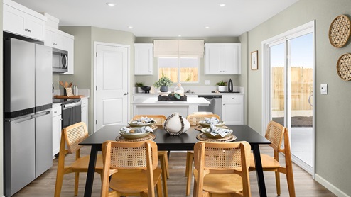 Harvest Hills Muir Plan Dining Room Kitchen