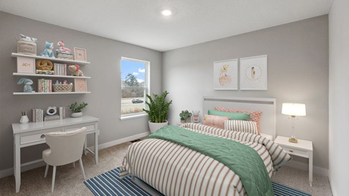 Upper level bedroom.