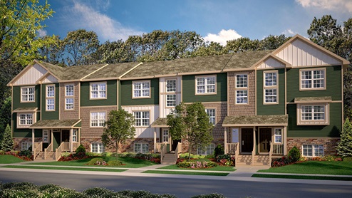 Exterior rendering of the front.