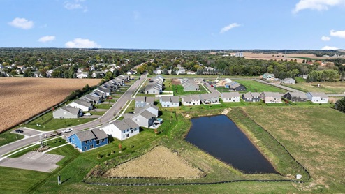 Aerial view of Ravine Crossing in Cottage Grove, Minnesota.