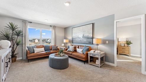 Upper level loft.