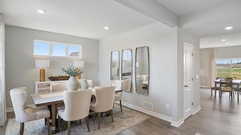 Formal dining room.