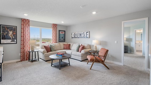 Upper level loft.
