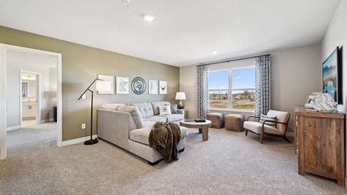 Upper level loft.