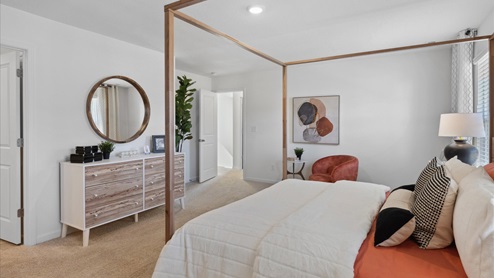 Primary bedroom with ensuite