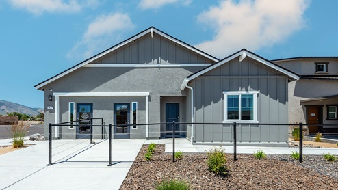 Topaz single-story floorplan model home exterior