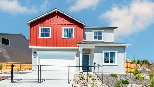 Two-story Yosemite model home exterior