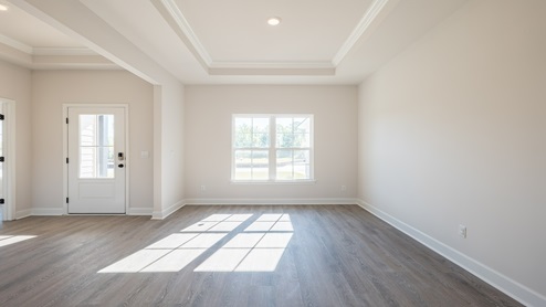 Entry way with large windows