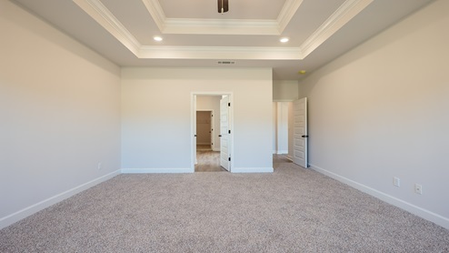 Empty primary bedroom