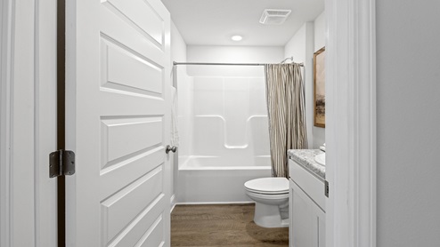 The second full bathroom