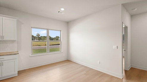 Breakfast nook area in kitchen