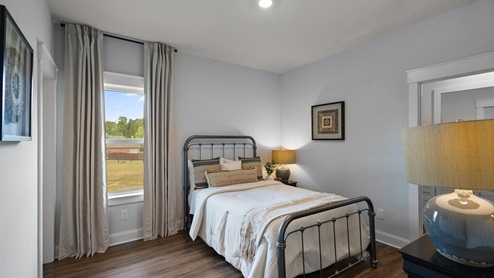 Interior bedroom with window