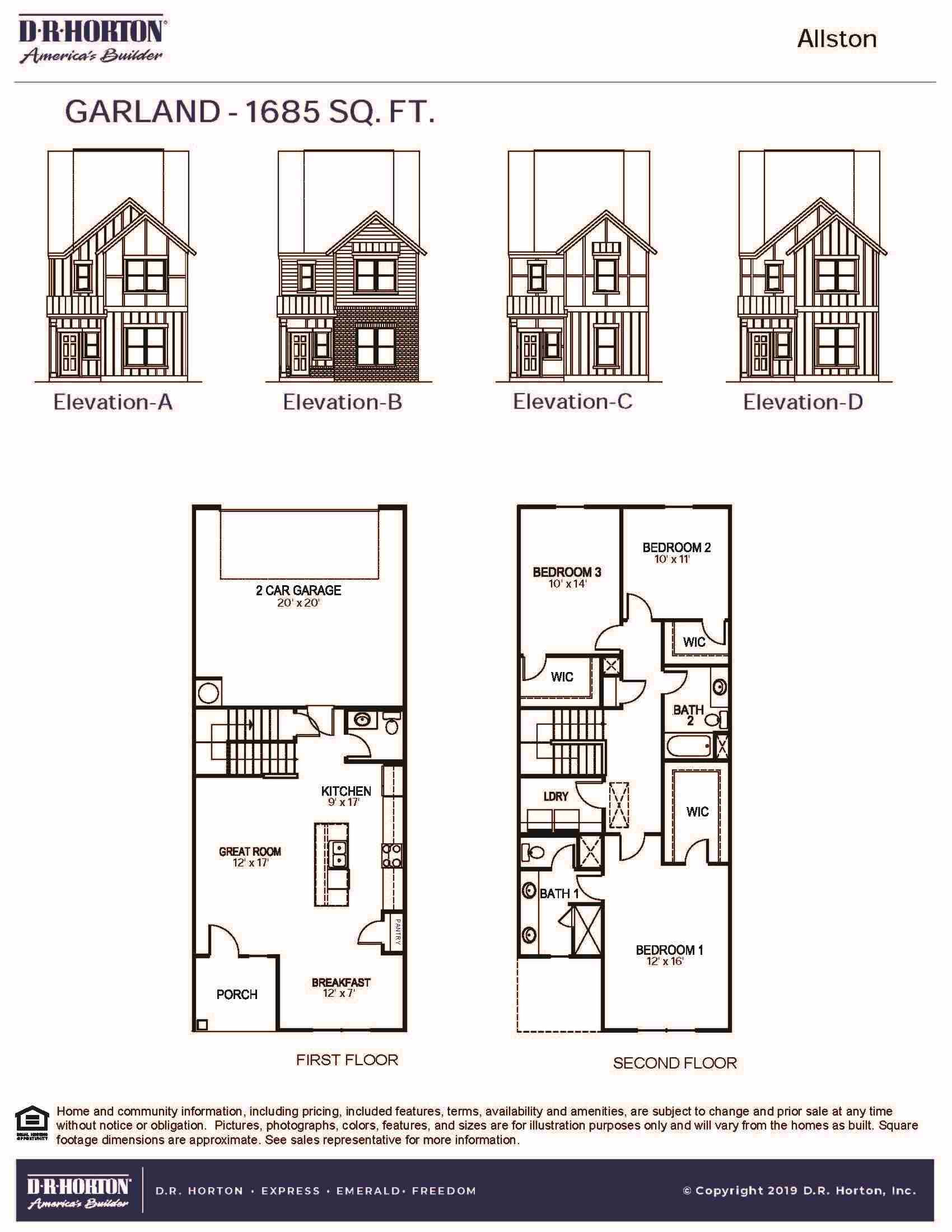 Garland floor plan