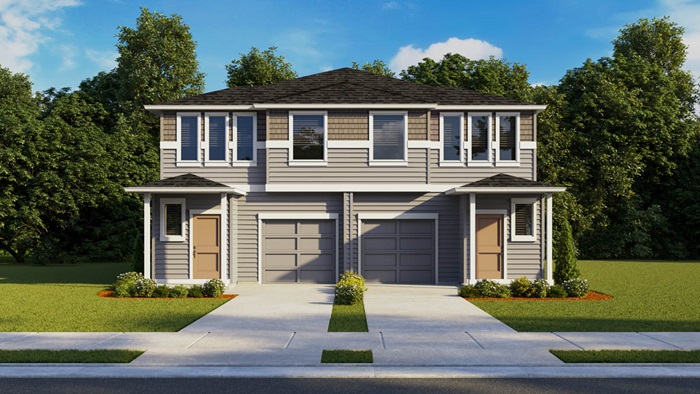 Terrace at Pleasant Valley MF25 Exterior Rendering Ele A