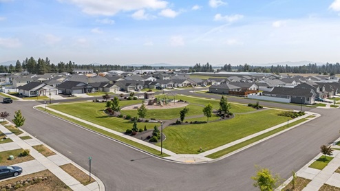 A drone view of Shamrock Glen