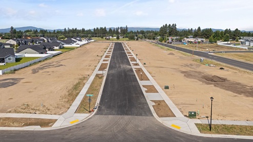 A drone view of Shamrock Glen