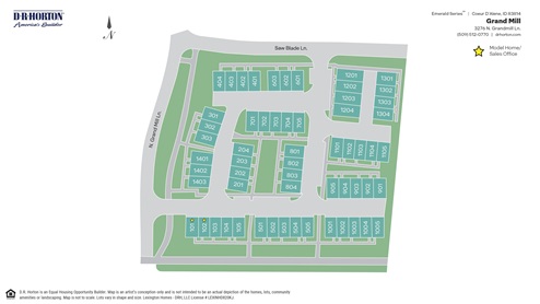 A community map of Grand Mill.