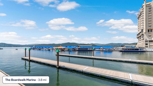 The Boardwalk Marina on Lake Coeur d'Alene