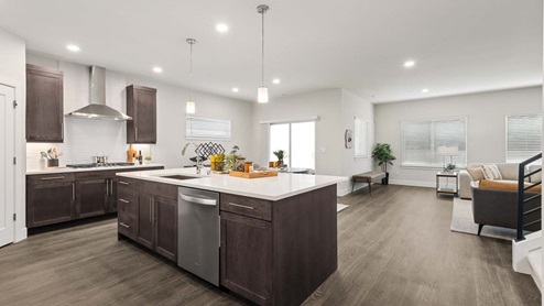 Kimball floor plan Kitchen showing off open concept living