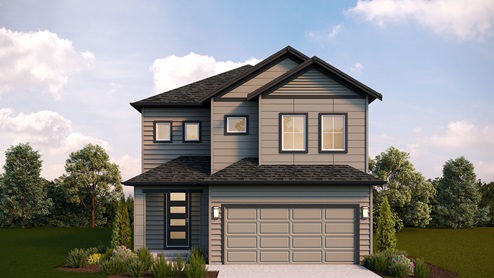 Exterior rendering Kimball A at Amara Grove