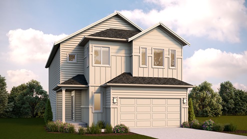 Exterior rendering Rainier C at Amara Grove