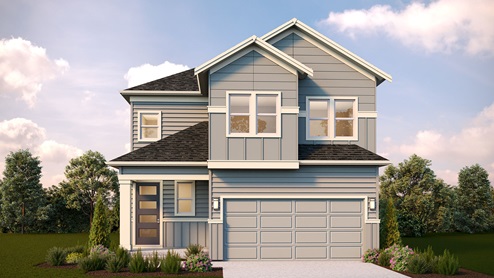 Exterior rendering Hazelwood C at Amara Grove
