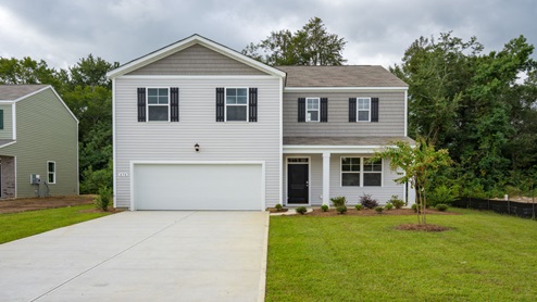 single story home with vinyl siding