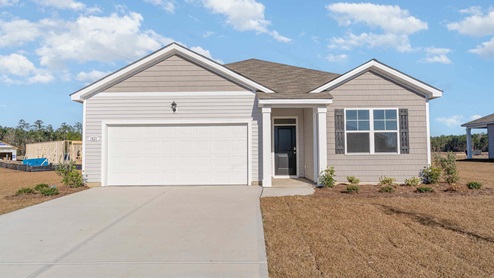 single story home with vinyl siding