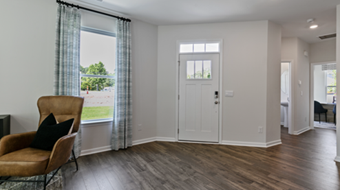 spacious entryway