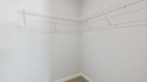 spacious closet