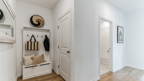 mud room from the garage