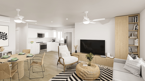Alana Interior living and dining room