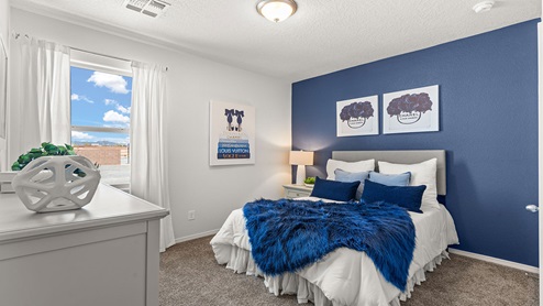 secondary bedroom with window