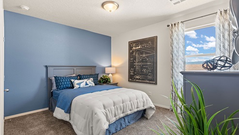 secondary bedroom with window