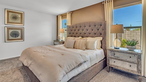 Welcome to Senita Crossing, a premier new home community by D.R. Horton, located in Tucson’s thriving southeast side. These thoughtfully crafted 3- and 4-bedroom new homes range from 1,200 to 2,200 square feet, providing the perfect blend of comfort and modern design. With easy access to I-10, Senita Crossing is conveniently situated near Davis-Monthan Air Force Base, the University of Arizona, and major employers like Raytheon, making it an ideal choice for families and professionals alike.  Each new home in Senita Crossing is designed with spacious living in mind, offering large, fully fenced backyards, covered patios, and inviting front porches. Inside, you’ll find elegant 12”x12” ceramic tile flooring throughout most areas, complemented by granite countertops and stylish Shaker cabinetry. Modern conveniences include stainless steel appliances such as a gas range, microwave, and dishwasher, all designed to enhance your daily living experience. Additionally, the Home is Connected® Smart Home package, which includes a smart thermostat, video doorbell, keyless entry, and more ensures that your home is as functional as it is beautiful.  Energy efficiency is a cornerstone of Senita Crossing’s new homes, which are DOE Zero Energy Ready. These homes feature tankless water heaters, LED lighting, and advanced spray foam insulation to ensure lower energy costs and a smaller carbon footprint, offering you a sustainable and cost-effective living environment. The community itself is designed with families in mind, featuring a park with a playground, a ramada, and a grassy common area, as well as a maintained bike and walking trail that connects to McCain Loop, providing ample opportunities for outdoor recreation.  Senita Crossing is located within the highly regarded Sunnyside Unified School District, offering access to top-rated schools such as Los Niños Elementary, Lauffer Middle School, and Desert View High School. For those seeking specialized education, the nearby Gallego Primary Fine Arts Magnet School is an excellent option for families. The community’s prime location ensures that you are never far from the essentials. With I-10 nearby, commuting is a breeze, and Tucson International Airport is just minutes away. Residents will also enjoy convenient access to shopping centers, local Carnecerias, and dining in some of the best restaurants in Tucson.  For those who appreciate outdoor activities and cultural attractions, Senita Crossing is just a short drive from Sabino Canyon, Reid Park Zoo, Tucson Botanical Gardens, and Kino Sports Complex. At Senita Crossing, D.R. Horton’s commitment to quality and innovative design is evident in every detail. Discover your ideal home in a community that offers everything you need to live your best life.