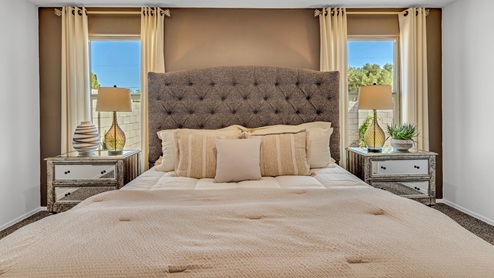 Welcome to Senita Crossing, a premier new home community by D.R. Horton, located in Tucson’s thriving southeast side. These thoughtfully crafted 3- and 4-bedroom new homes range from 1,200 to 2,200 square feet, providing the perfect blend of comfort and modern design. With easy access to I-10, Senita Crossing is conveniently situated near Davis-Monthan Air Force Base, the University of Arizona, and major employers like Raytheon, making it an ideal choice for families and professionals alike.  Each new home in Senita Crossing is designed with spacious living in mind, offering large, fully fenced backyards, covered patios, and inviting front porches. Inside, you’ll find elegant 12”x12” ceramic tile flooring throughout most areas, complemented by granite countertops and stylish Shaker cabinetry. Modern conveniences include stainless steel appliances such as a gas range, microwave, and dishwasher, all designed to enhance your daily living experience. Additionally, the Home is Connected® Smart Home package, which includes a smart thermostat, video doorbell, keyless entry, and more ensures that your home is as functional as it is beautiful.  Energy efficiency is a cornerstone of Senita Crossing’s new homes, which are DOE Zero Energy Ready. These homes feature tankless water heaters, LED lighting, and advanced spray foam insulation to ensure lower energy costs and a smaller carbon footprint, offering you a sustainable and cost-effective living environment. The community itself is designed with families in mind, featuring a park with a playground, a ramada, and a grassy common area, as well as a maintained bike and walking trail that connects to McCain Loop, providing ample opportunities for outdoor recreation.  Senita Crossing is located within the highly regarded Sunnyside Unified School District, offering access to top-rated schools such as Los Niños Elementary, Lauffer Middle School, and Desert View High School. For those seeking specialized education, the nearby Gallego Primary Fine Arts Magnet School is an excellent option for families. The community’s prime location ensures that you are never far from the essentials. With I-10 nearby, commuting is a breeze, and Tucson International Airport is just minutes away. Residents will also enjoy convenient access to shopping centers, local Carnecerias, and dining in some of the best restaurants in Tucson.  For those who appreciate outdoor activities and cultural attractions, Senita Crossing is just a short drive from Sabino Canyon, Reid Park Zoo, Tucson Botanical Gardens, and Kino Sports Complex. At Senita Crossing, D.R. Horton’s commitment to quality and innovative design is evident in every detail. Discover your ideal home in a community that offers everything you need to live your best life.