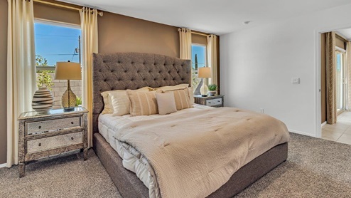 Welcome to Senita Crossing, a premier new home community by D.R. Horton, located in Tucson’s thriving southeast side. These thoughtfully crafted 3- and 4-bedroom new homes range from 1,200 to 2,200 square feet, providing the perfect blend of comfort and modern design. With easy access to I-10, Senita Crossing is conveniently situated near Davis-Monthan Air Force Base, the University of Arizona, and major employers like Raytheon, making it an ideal choice for families and professionals alike.  Each new home in Senita Crossing is designed with spacious living in mind, offering large, fully fenced backyards, covered patios, and inviting front porches. Inside, you’ll find elegant 12”x12” ceramic tile flooring throughout most areas, complemented by granite countertops and stylish Shaker cabinetry. Modern conveniences include stainless steel appliances such as a gas range, microwave, and dishwasher, all designed to enhance your daily living experience. Additionally, the Home is Connected® Smart Home package, which includes a smart thermostat, video doorbell, keyless entry, and more ensures that your home is as functional as it is beautiful.  Energy efficiency is a cornerstone of Senita Crossing’s new homes, which are DOE Zero Energy Ready. These homes feature tankless water heaters, LED lighting, and advanced spray foam insulation to ensure lower energy costs and a smaller carbon footprint, offering you a sustainable and cost-effective living environment. The community itself is designed with families in mind, featuring a park with a playground, a ramada, and a grassy common area, as well as a maintained bike and walking trail that connects to McCain Loop, providing ample opportunities for outdoor recreation.  Senita Crossing is located within the highly regarded Sunnyside Unified School District, offering access to top-rated schools such as Los Niños Elementary, Lauffer Middle School, and Desert View High School. For those seeking specialized education, the nearby Gallego Primary Fine Arts Magnet School is an excellent option for families. The community’s prime location ensures that you are never far from the essentials. With I-10 nearby, commuting is a breeze, and Tucson International Airport is just minutes away. Residents will also enjoy convenient access to shopping centers, local Carnecerias, and dining in some of the best restaurants in Tucson.  For those who appreciate outdoor activities and cultural attractions, Senita Crossing is just a short drive from Sabino Canyon, Reid Park Zoo, Tucson Botanical Gardens, and Kino Sports Complex. At Senita Crossing, D.R. Horton’s commitment to quality and innovative design is evident in every detail. Discover your ideal home in a community that offers everything you need to live your best life.