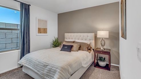 Welcome to Senita Crossing, a premier new home community by D.R. Horton, located in Tucson’s thriving southeast side. These thoughtfully crafted 3- and 4-bedroom new homes range from 1,200 to 2,200 square feet, providing the perfect blend of comfort and modern design. With easy access to I-10, Senita Crossing is conveniently situated near Davis-Monthan Air Force Base, the University of Arizona, and major employers like Raytheon, making it an ideal choice for families and professionals alike.  Each new home in Senita Crossing is designed with spacious living in mind, offering large, fully fenced backyards, covered patios, and inviting front porches. Inside, you’ll find elegant 12”x12” ceramic tile flooring throughout most areas, complemented by granite countertops and stylish Shaker cabinetry. Modern conveniences include stainless steel appliances such as a gas range, microwave, and dishwasher, all designed to enhance your daily living experience. Additionally, the Home is Connected® Smart Home package, which includes a smart thermostat, video doorbell, keyless entry, and more ensures that your home is as functional as it is beautiful.  Energy efficiency is a cornerstone of Senita Crossing’s new homes, which are DOE Zero Energy Ready. These homes feature tankless water heaters, LED lighting, and advanced spray foam insulation to ensure lower energy costs and a smaller carbon footprint, offering you a sustainable and cost-effective living environment. The community itself is designed with families in mind, featuring a park with a playground, a ramada, and a grassy common area, as well as a maintained bike and walking trail that connects to McCain Loop, providing ample opportunities for outdoor recreation.  Senita Crossing is located within the highly regarded Sunnyside Unified School District, offering access to top-rated schools such as Los Niños Elementary, Lauffer Middle School, and Desert View High School. For those seeking specialized education, the nearby Gallego Primary Fine Arts Magnet School is an excellent option for families. The community’s prime location ensures that you are never far from the essentials. With I-10 nearby, commuting is a breeze, and Tucson International Airport is just minutes away. Residents will also enjoy convenient access to shopping centers, local Carnecerias, and dining in some of the best restaurants in Tucson.  For those who appreciate outdoor activities and cultural attractions, Senita Crossing is just a short drive from Sabino Canyon, Reid Park Zoo, Tucson Botanical Gardens, and Kino Sports Complex. At Senita Crossing, D.R. Horton’s commitment to quality and innovative design is evident in every detail. Discover your ideal home in a community that offers everything you need to live your best life.