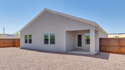 Discover the new homes at Roadrunner Estates, a serene D.R. Horton community nestled in the heart of Tucson, Arizona, where modern living meets the tranquility of nature. Situated just off Irvington Road and Camino de Oeste, this thoughtfully designed community offers an array of three-, four-, and five-bedroom homes, each crafted to provide comfort, convenience, and style. Each new home at Roadrunner Estates is equipped with an array of high-quality standard features, designed to enhance your living experience. Enjoy the benefits of professionally landscaped front and backyards with auto drip irrigation, creating a beautiful and low-maintenance outdoor space. Inside, the homes boast luxurious quartz countertops in the kitchens and bathrooms, stainless steel appliances, and wood-look flooring that brings warmth and elegance to the living spaces. With 9-foot ceilings, rounded drywall corners, hock & trowel wall texture, covered front porches and back patios, these homes are designed for both functionality and aesthetic appeal. Roadrunner Estates also includes the Home is Connected® Smart Home package, offering a suite of modern technology features such as a smart thermostat, video doorbell, keyless entry, Wi-Fi-enabled garage door opener, and energy-efficient LED lighting throughout. But what makes these homes truly special? They were meticulously finished in 2022 and exclusively rentals for a brief one-year stint. Now, we're making them available to call your forever home! This makes Roadrunner Estates Tucson's most centrally located and irresistible community. The community itself offers a tranquil and inviting atmosphere, complete with a neighborhood park, private backyards enclosed by modern rustic fencing, and stunning views of the surrounding mountains. The Spanish lace stucco exteriors add to the charm and durability of these homes, making them a lasting investment. Roadrunner Estates is ideally located at the base of Tucson Mountain Park, offering easy access to a variety of outdoor activities, including hiking and biking trails. The nearby Gates Pass Overlook is a local favorite for watching sunsets, while the Arizona-Sonora Desert Museum, Old Tucson, and San Xavier Church provide rich cultural and historical experiences. For your daily needs, the thriving Tucson Spectrum Shopping Center is just minutes away, offering a variety of shopping, dining, and entertainment options. Other nearby amenities include Casino del Sol, Manzanita Park with its pool and splash pad, and Desert Sports Fitness. The community’s proximity to Tucson International Airport, Davis-Monthan Air Force Base, and major employers makes it an ideal location for those seeking a balanced lifestyle. Experience the best of Tucson living at Roadrunner Estates, where your new home offers a perfect blend of modern convenience, aesthetic appeal, and natural beauty.