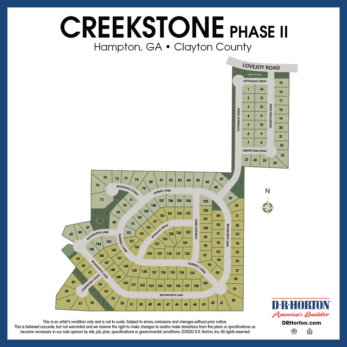 New Homes In Creekstone Hampton Ga Express Homes By D R Horton