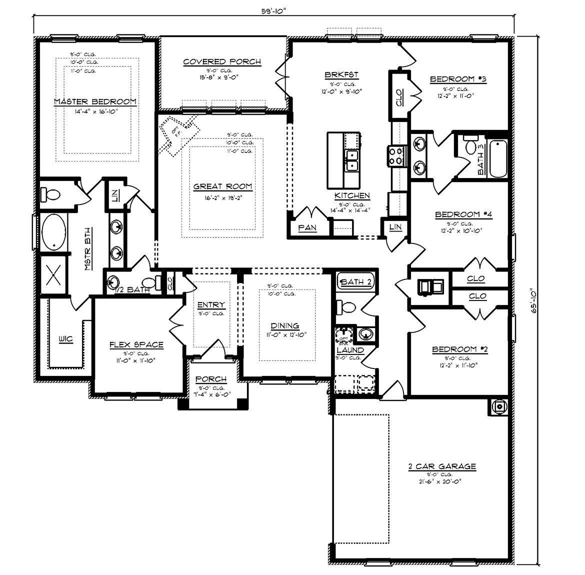 The Avery New Home Floor Plan