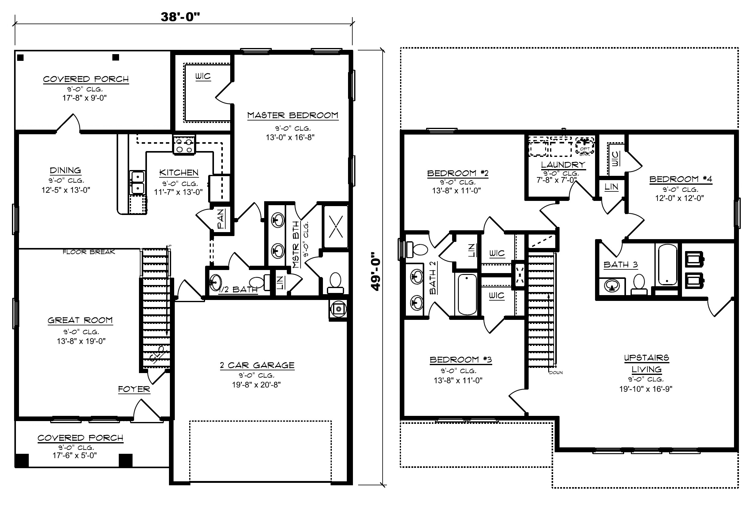 The Azalea Floor Plan Single Family