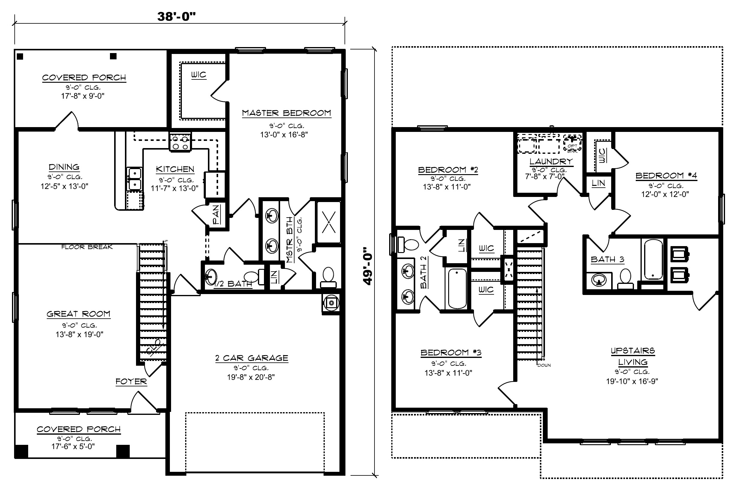 The Azalea Floor Plan Single Family